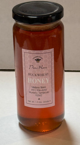 1.5 lbs Bucwheat Honey Jar