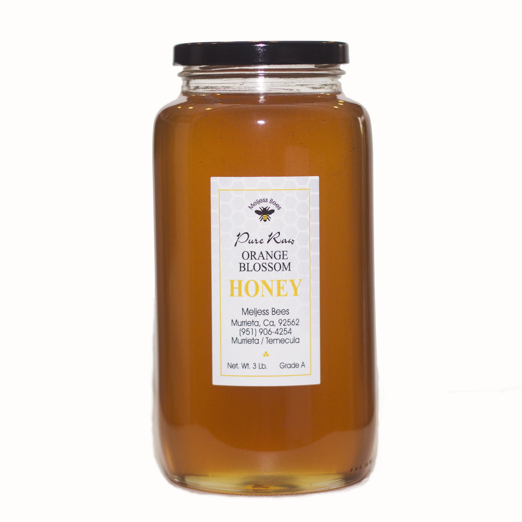 3 lbs Orange Blossom Honey
